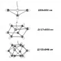 Люстра Molecule Gold Chandelier от LaLume