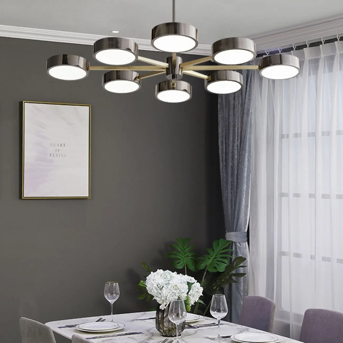 Люстра на штанге FRIEND от ImperiumLoft