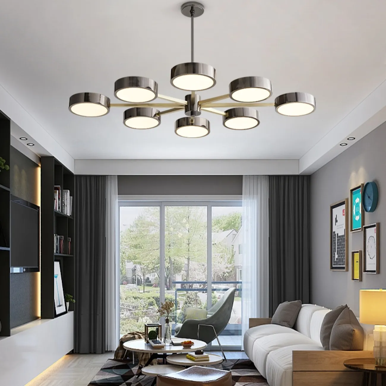 Люстра на штанге FRIEND от ImperiumLoft