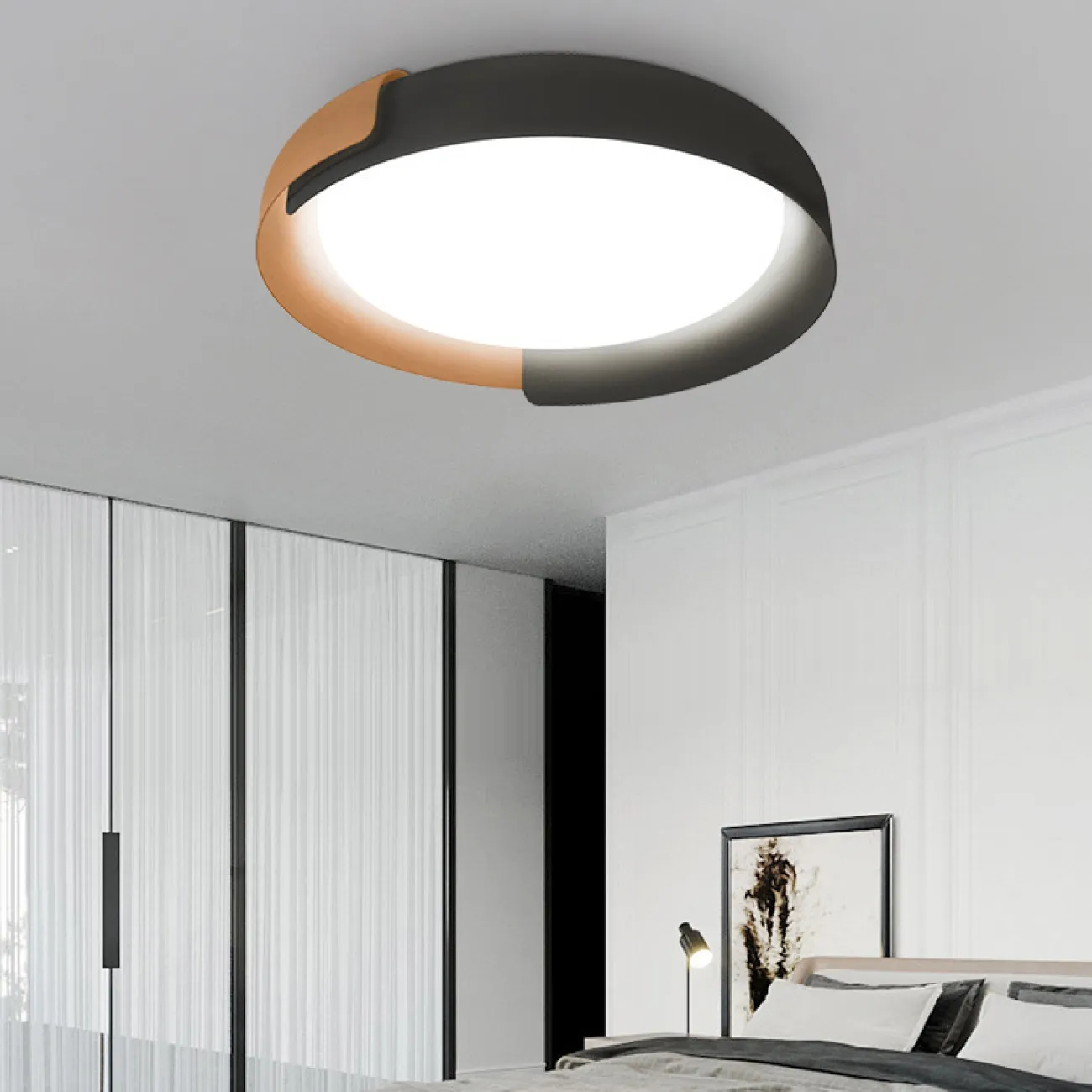 Потолочный светильник ADDA White/Wood от ImperiumLoft Потолочный светильник ADDA White/Wood от ImperiumLoft