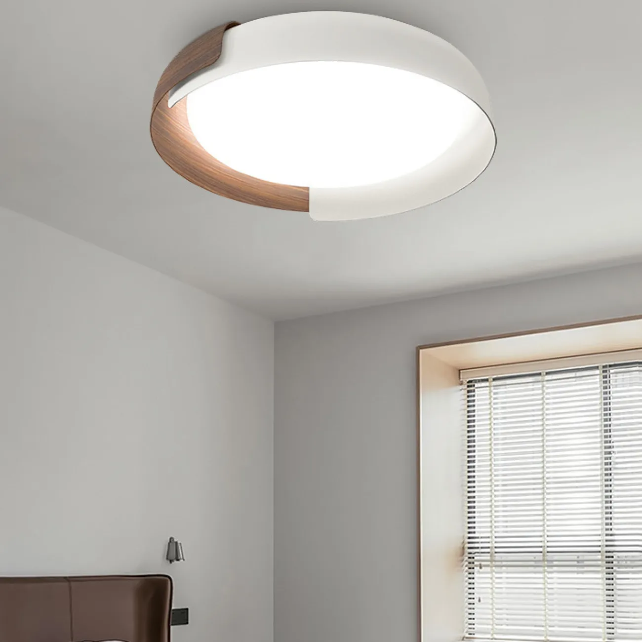 Потолочный светильник ADDA White/Wood от ImperiumLoft Потолочный светильник ADDA White/Wood от ImperiumLoft