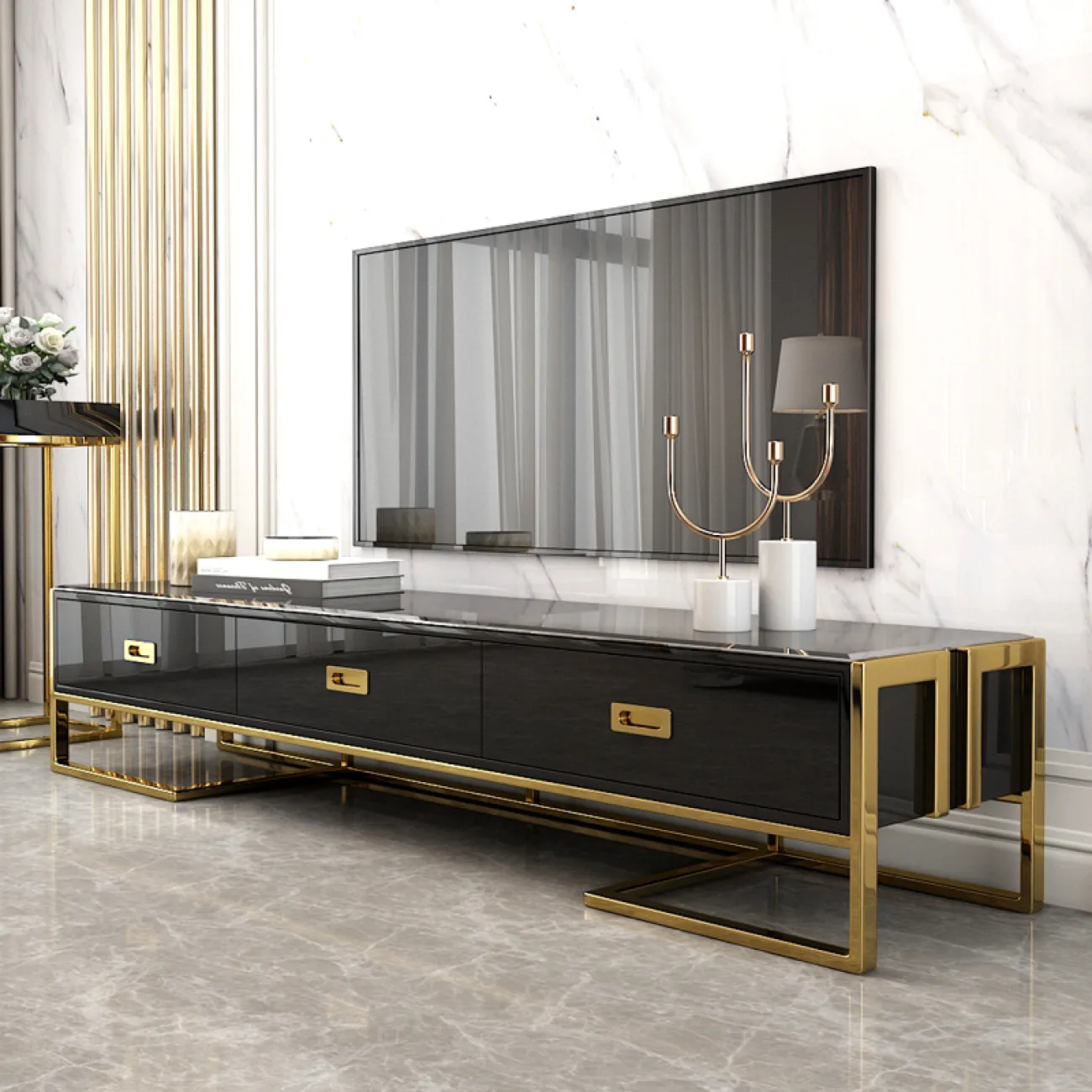 Дизайнерский комод под ТВ LaLume-TV00126