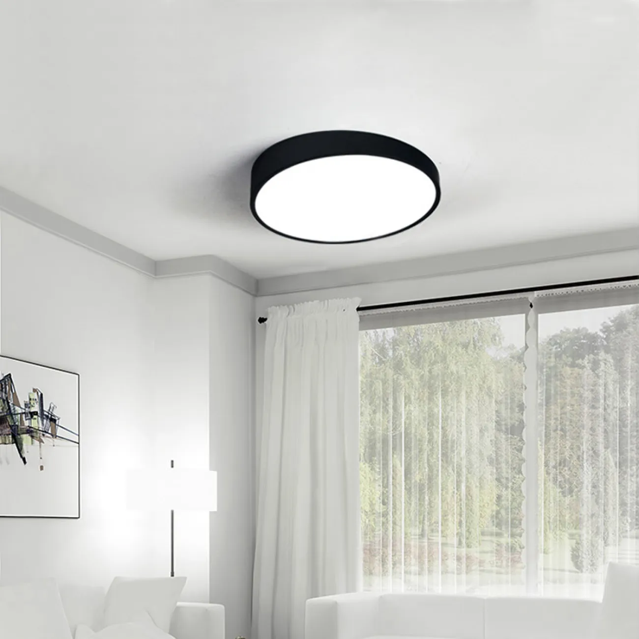 Потолочный светильник SHEAR D25 White от ImperiumLoft