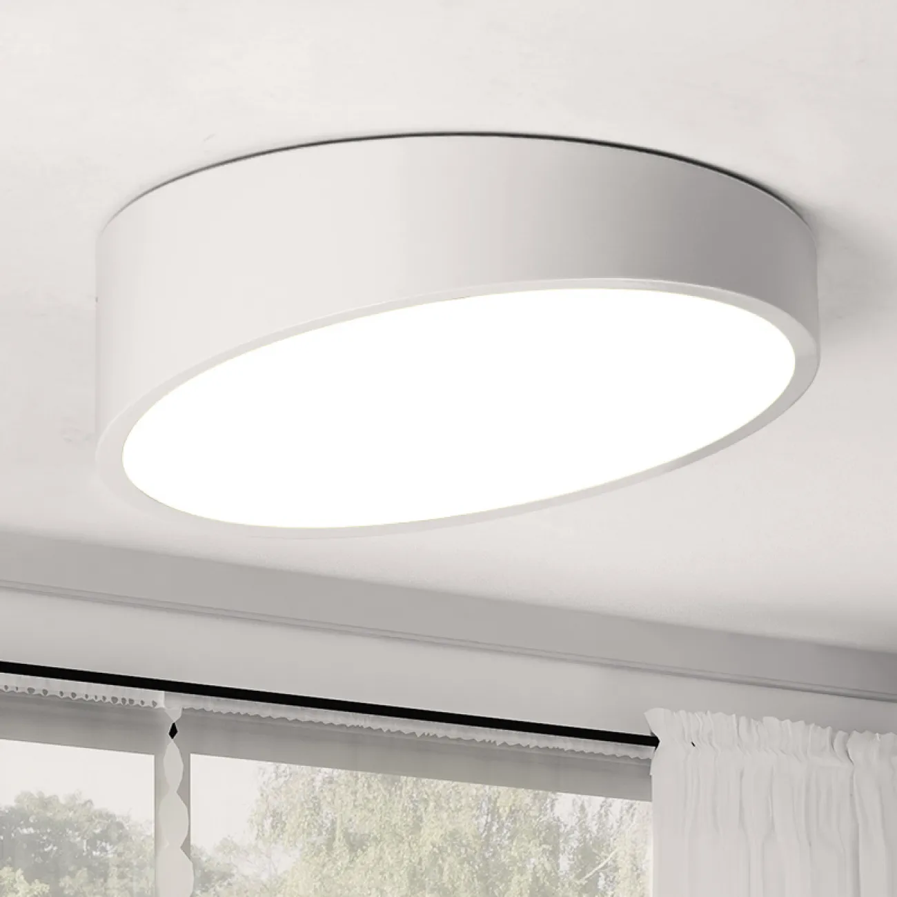 Потолочный светильник SHEAR D25 White от ImperiumLoft