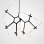 Люстра Агнес Chandelier Summer 14 Black от ImperiumLoft
