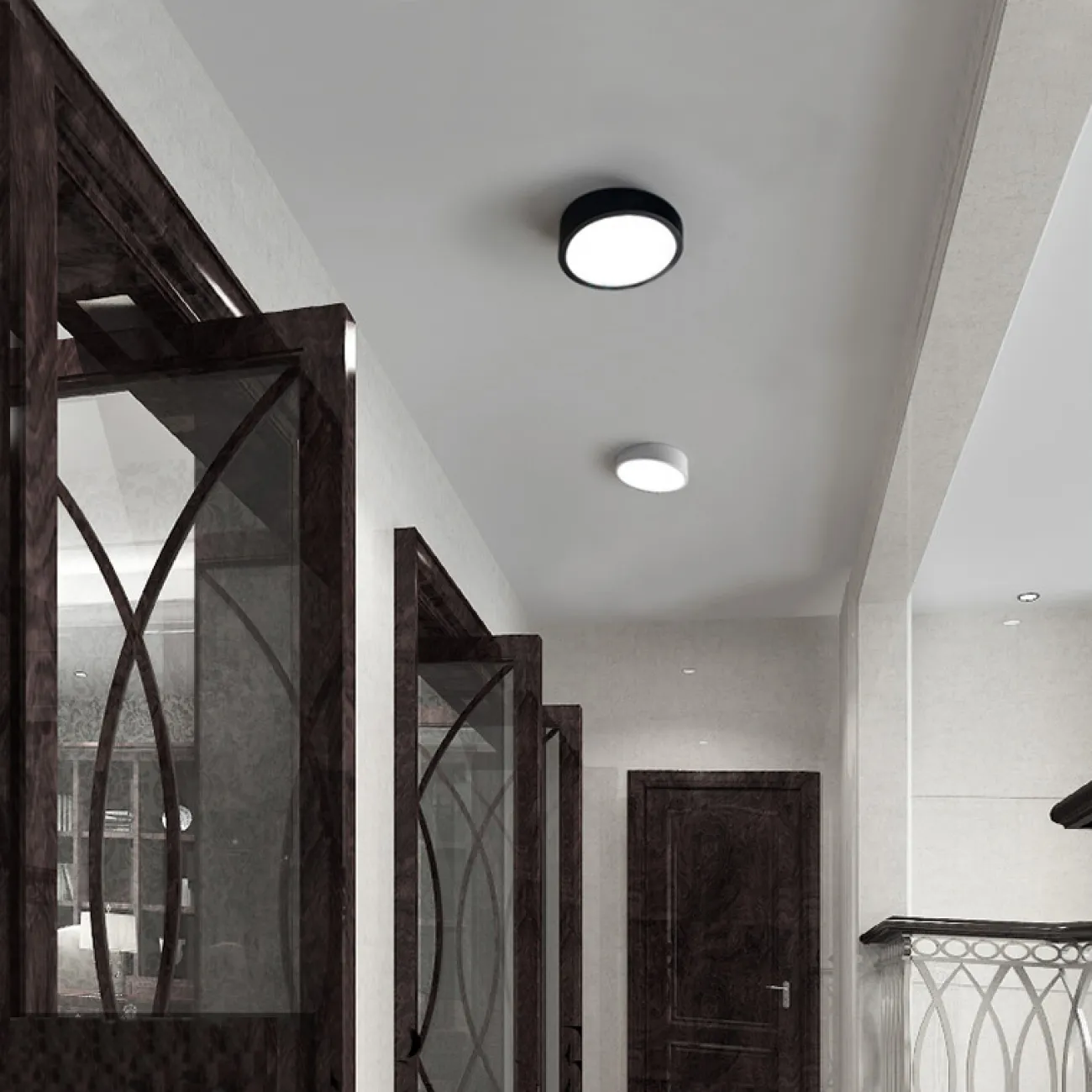 Потолочный светильник SHEAR D25 White от ImperiumLoft