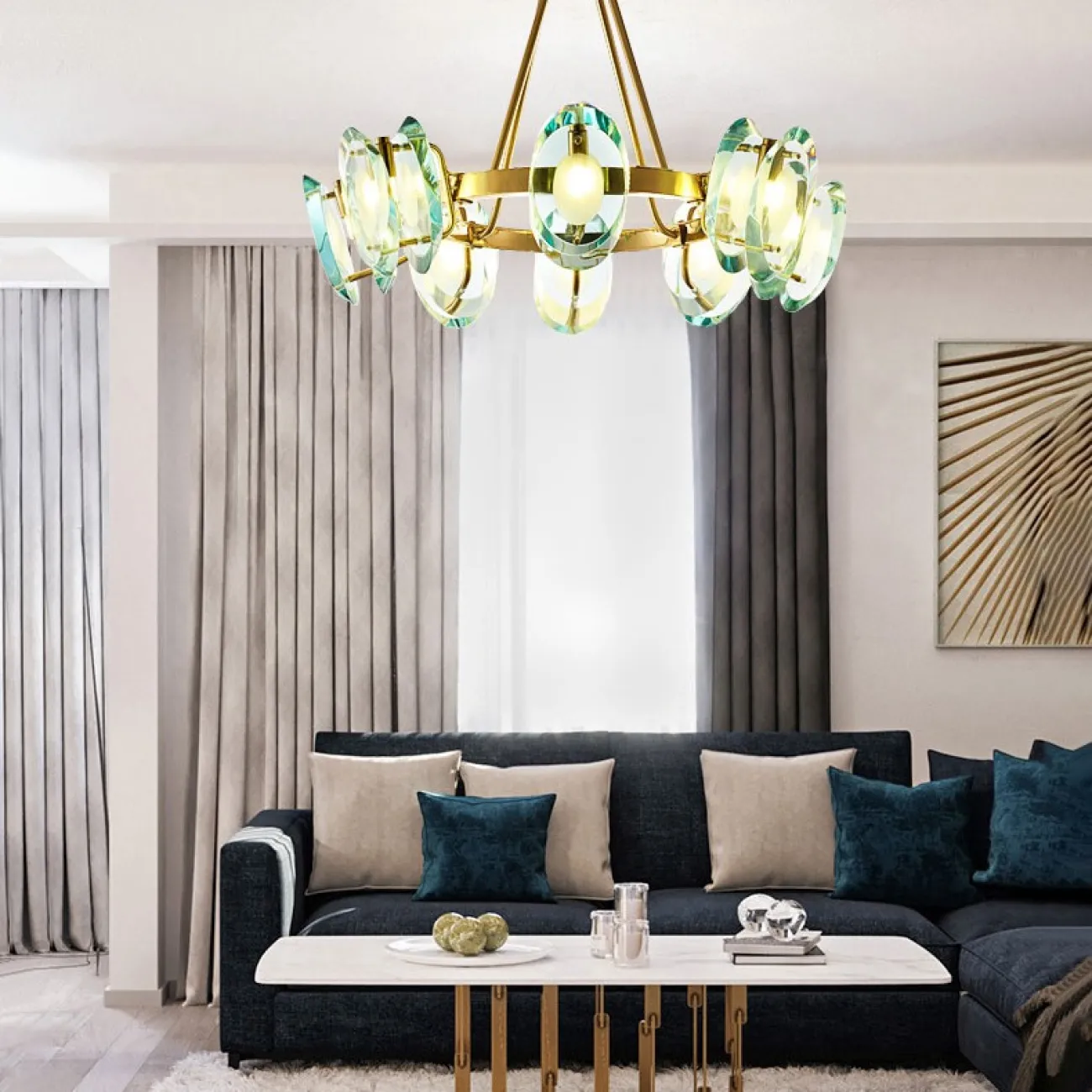 Подвесная люстра ISENDO от ImperiumLoft