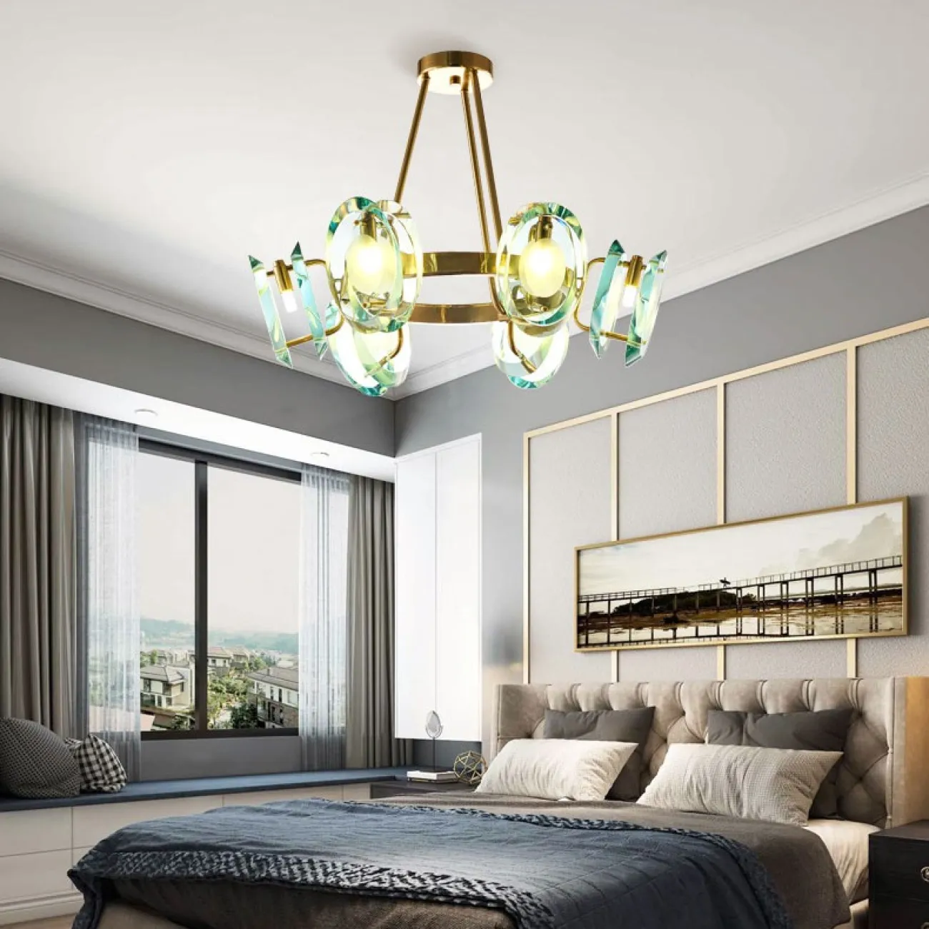 Подвесная люстра ISENDO от ImperiumLoft