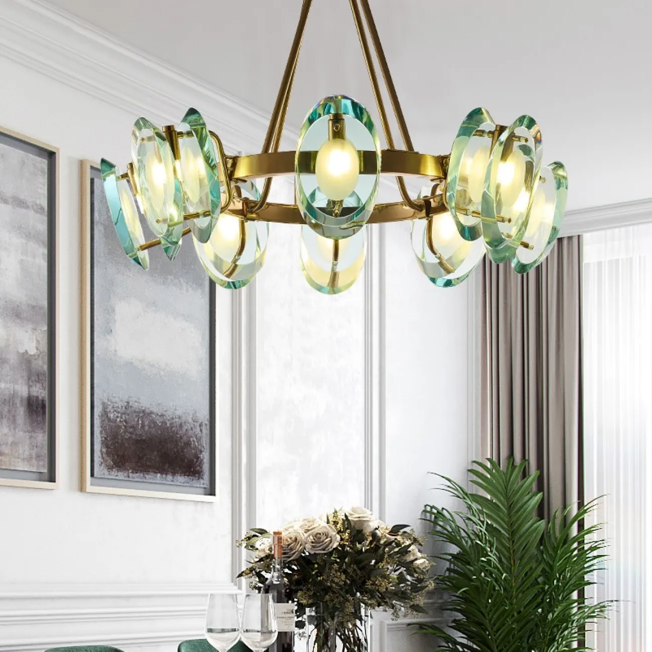 Подвесная люстра ISENDO от ImperiumLoft