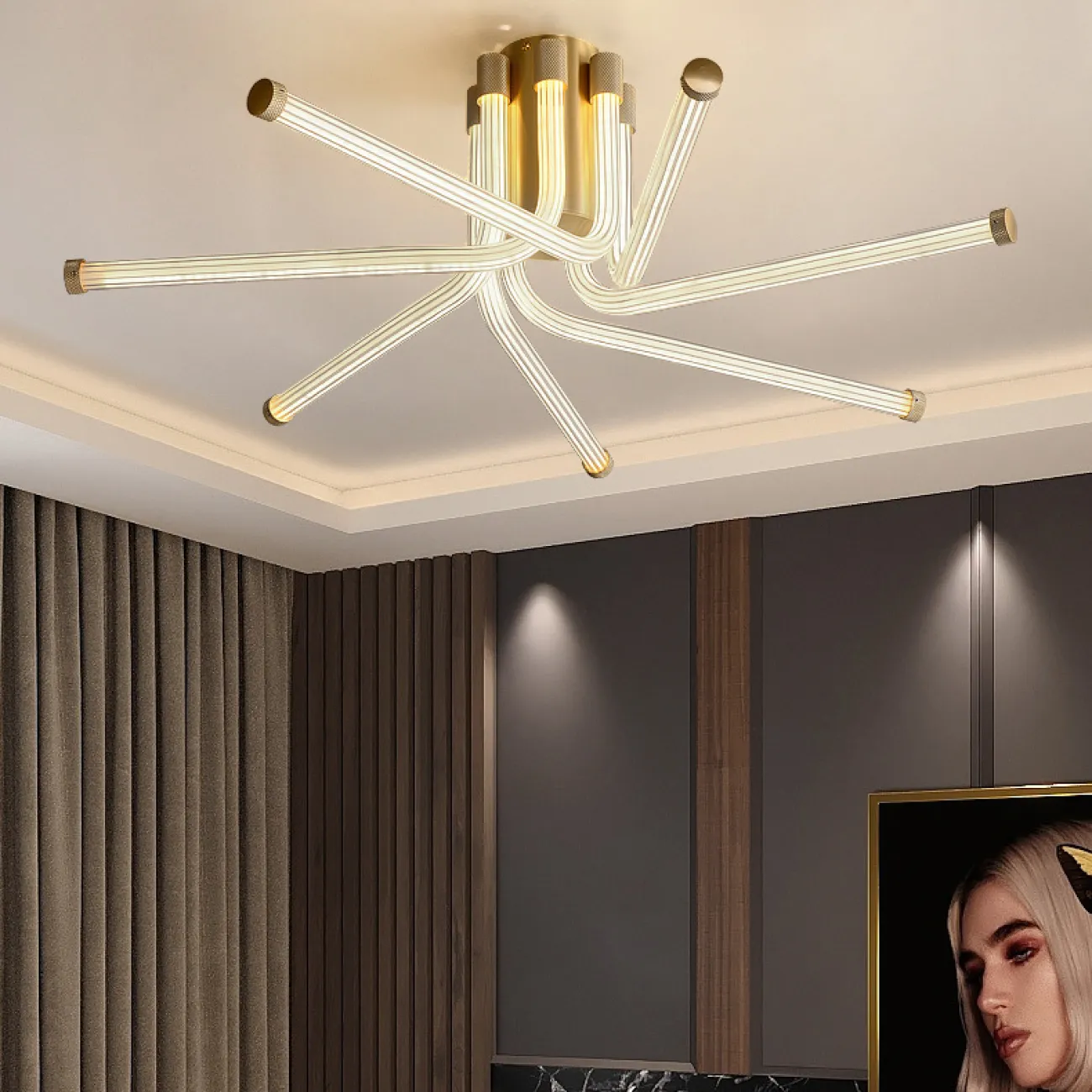 Потолочная люстра RAUGLA D83 от ImperiumLoft