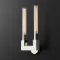 Бра RH CANNELLE wall lamp DOUBLE Sconces Chrome от ImperiumLoft