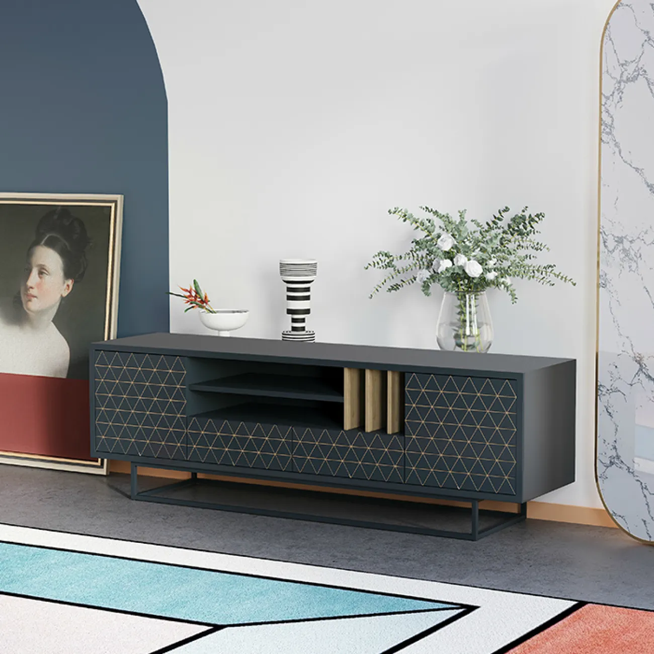 Дизайнерская тумба под TV - LaLume-TV00167 Дизайнерская тумба под TV - LaLume-TV00167