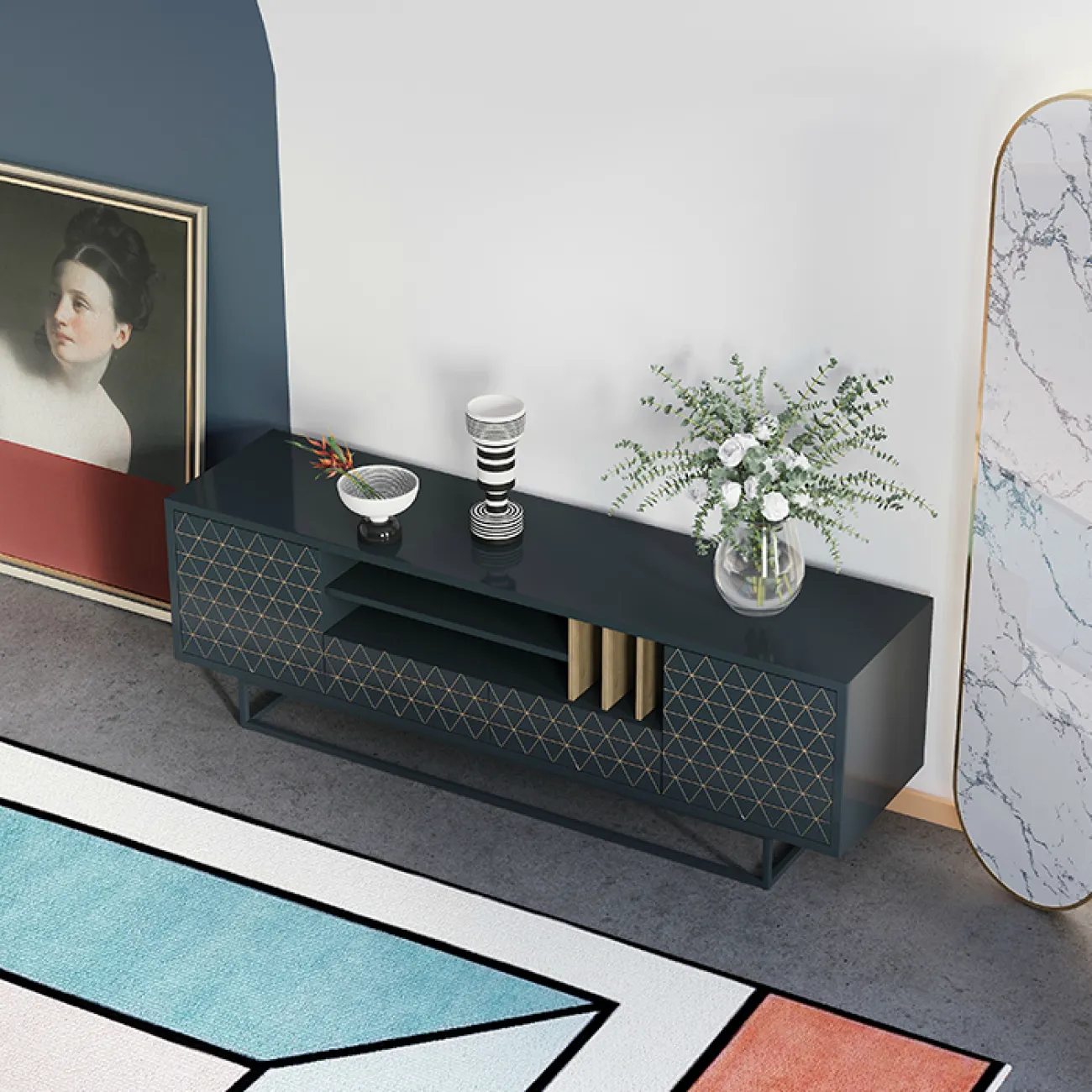 Дизайнерская тумба под TV - LaLume-TV00167 Дизайнерская тумба под TV - LaLume-TV00167