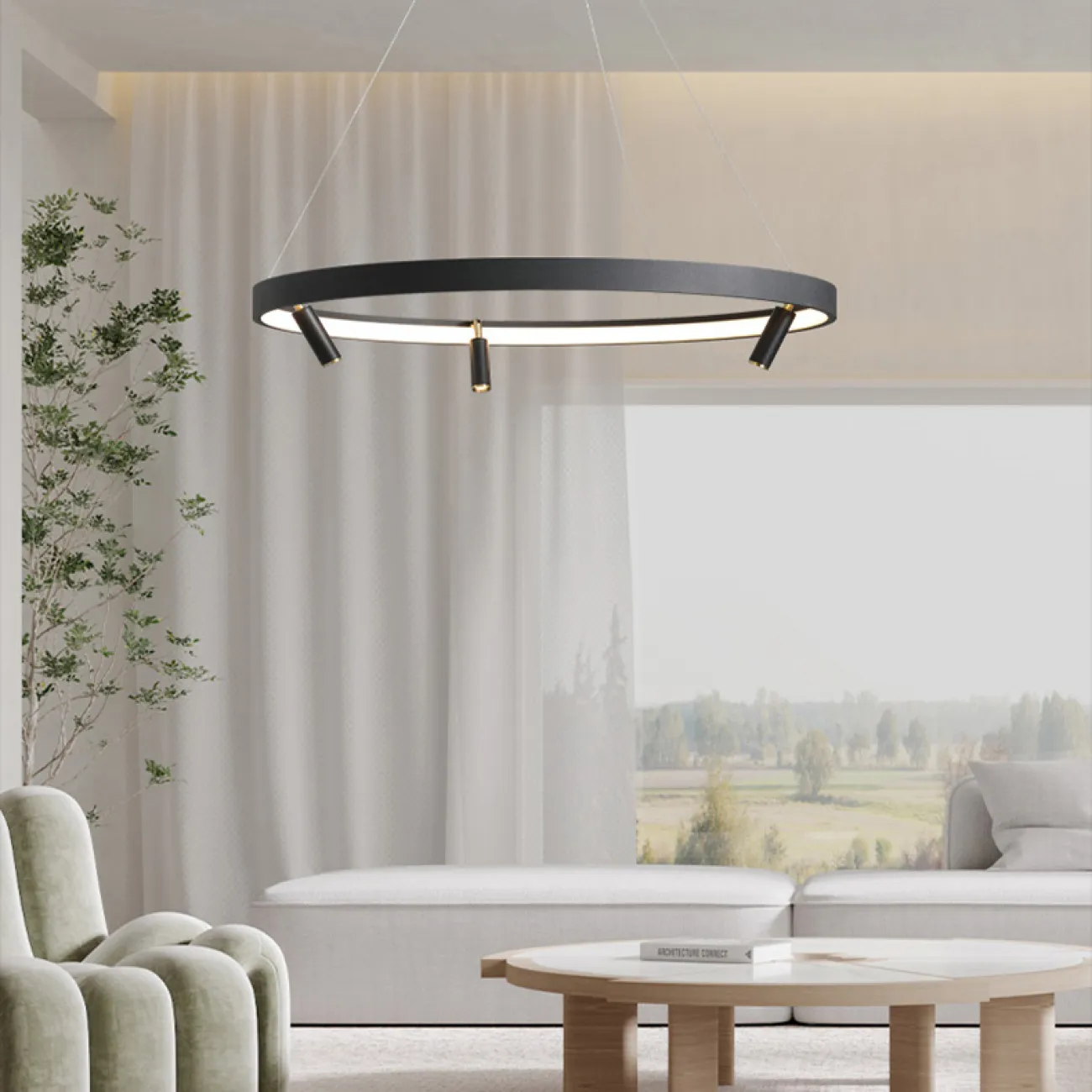 Подвесная люстра RAPID CH D60 Black Brass от ImperiumLoft