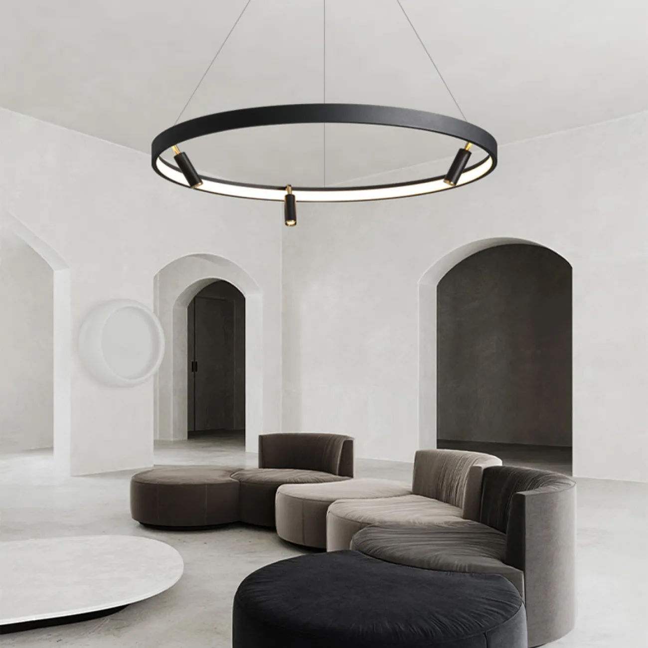 Подвесная люстра RAPID CH D100 Black Brass от ImperiumLoft