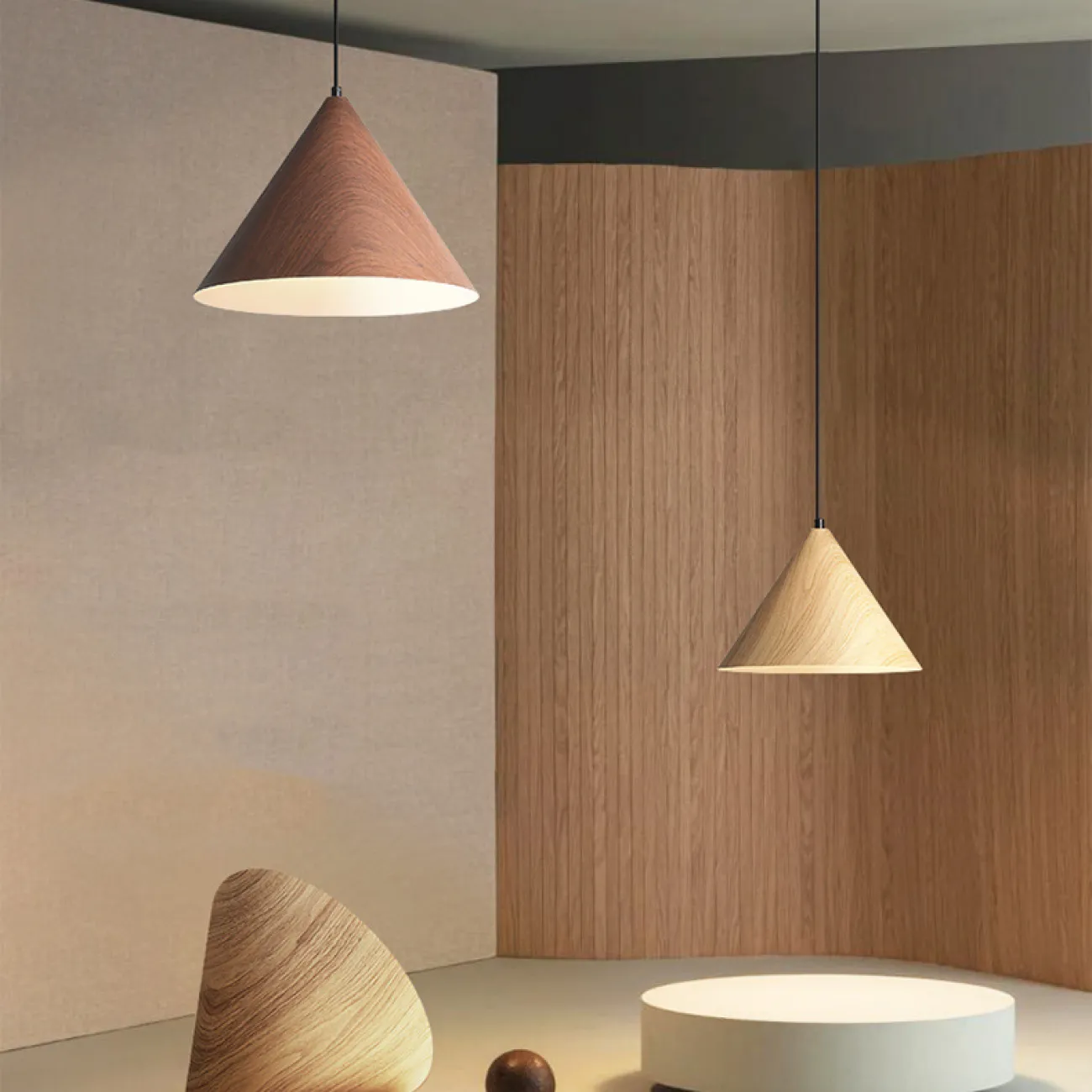 Подвесной светильник NOOMI D32 Light brown от ImperiumLoft