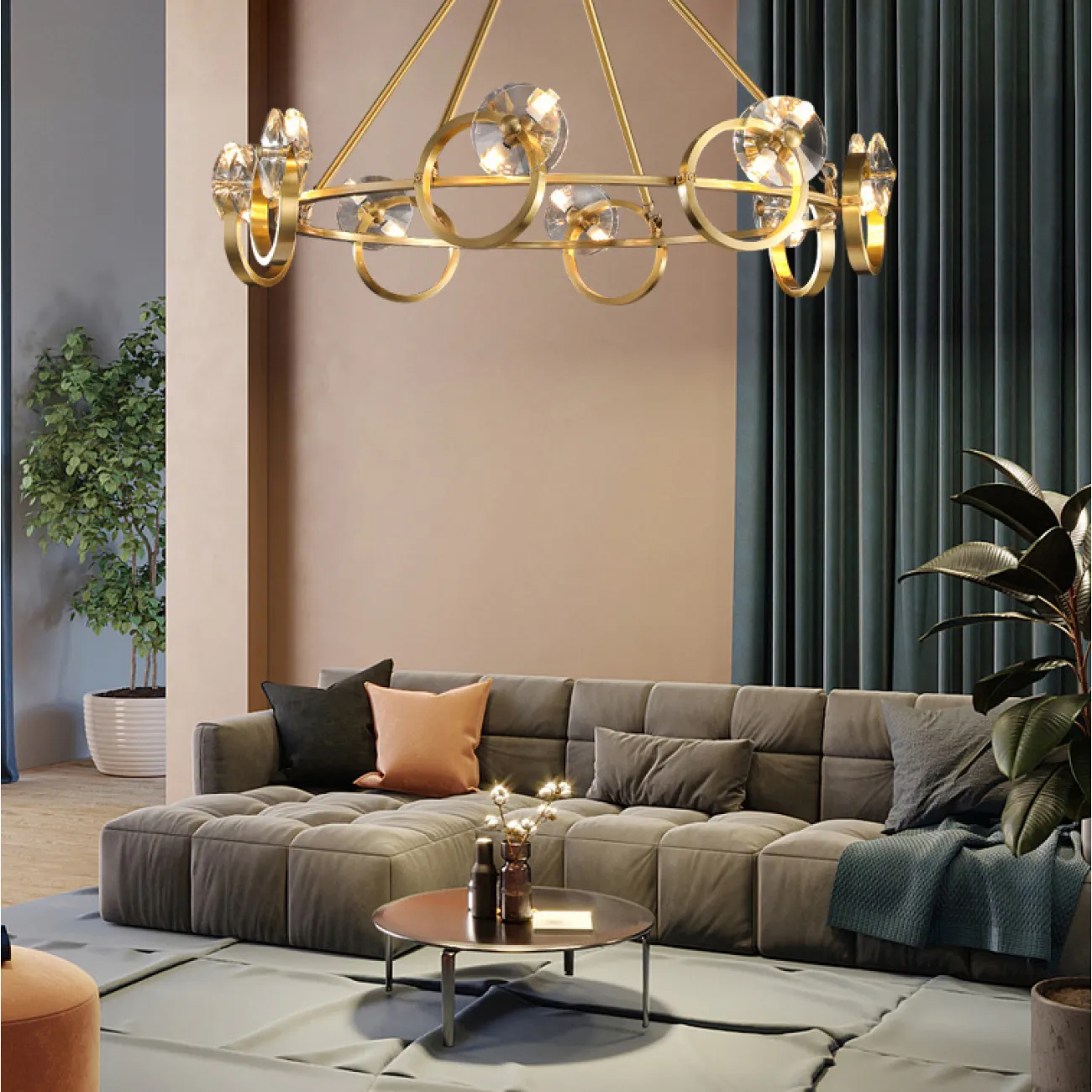 Подвесная люстра ADONICA CH D60 от ImperiumLoft