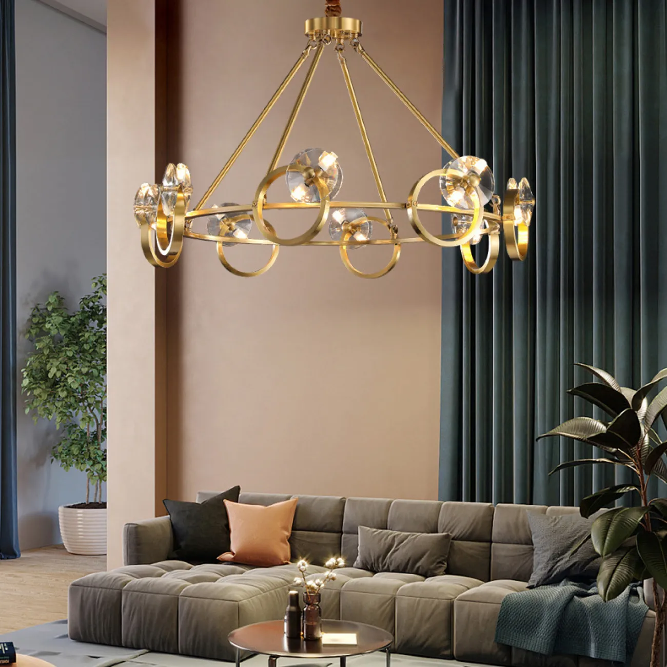 Подвесная люстра ADONICA CH D60 от ImperiumLoft