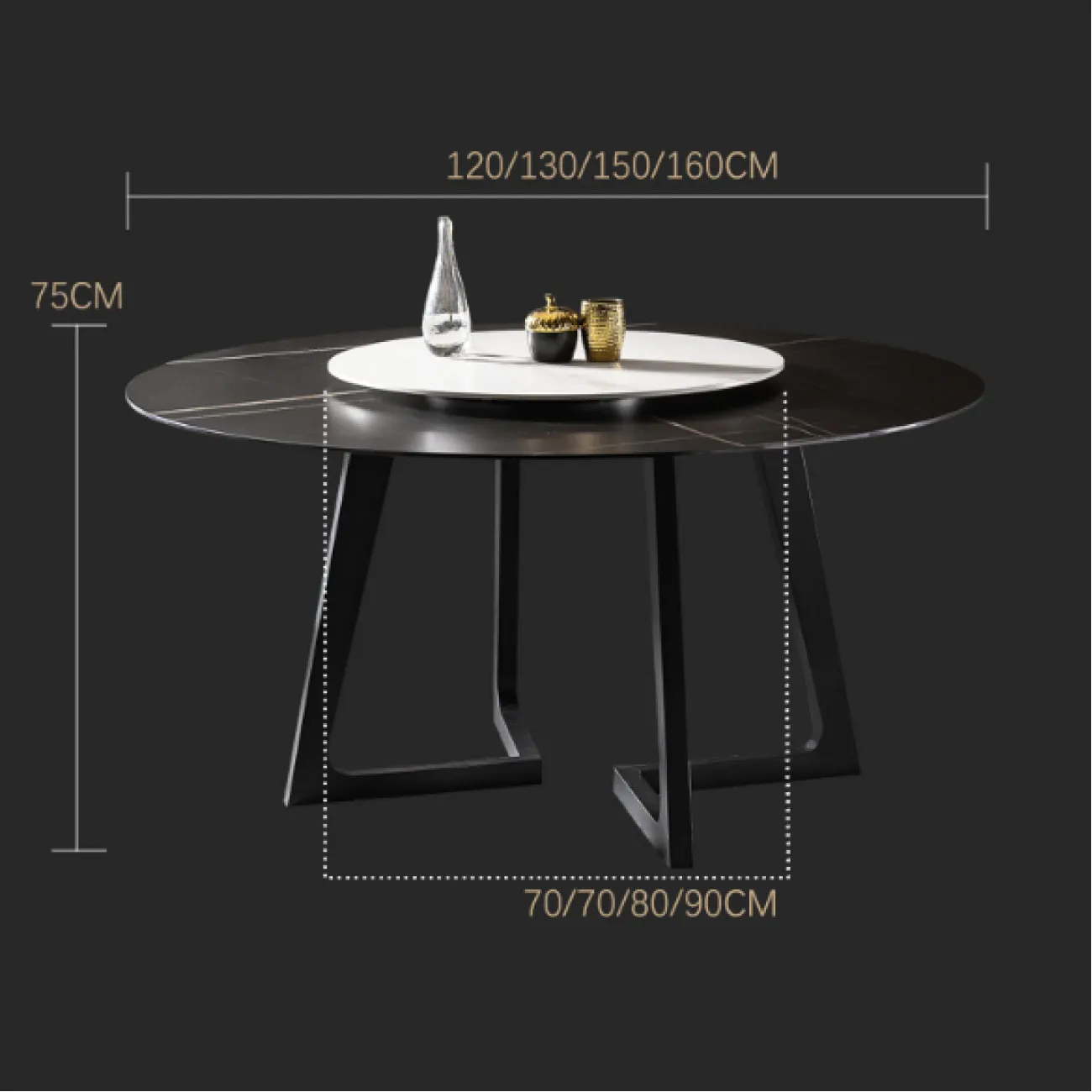 Дизайнерский обеденный стол LaLume-AZ00373 Дизайнерский обеденный стол LaLume-AZ00373