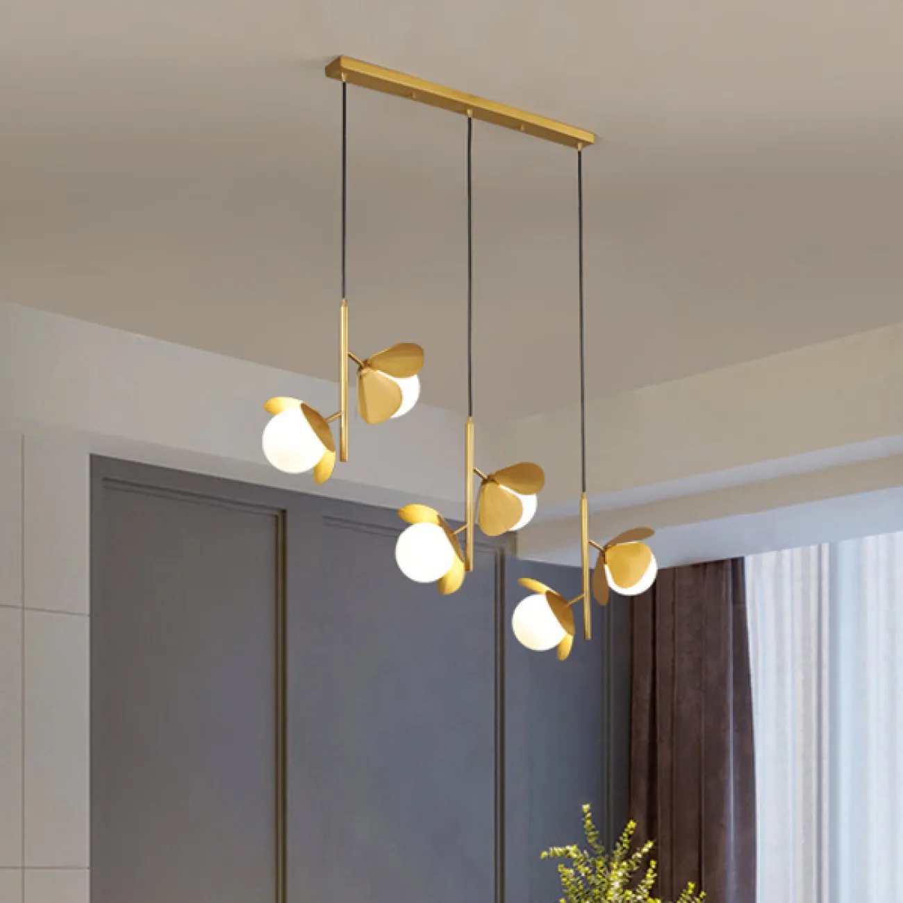 Подвесной светильник  JANITA brass от ImperiumLoft