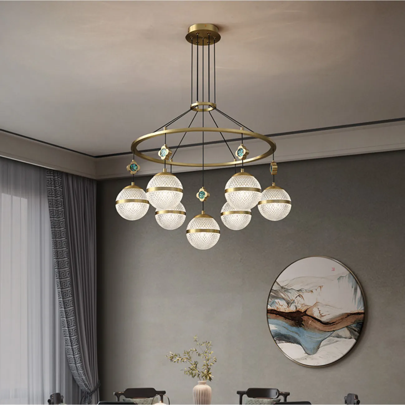 Подвесная люстра LUARA CH L11 от ImperiumLoft