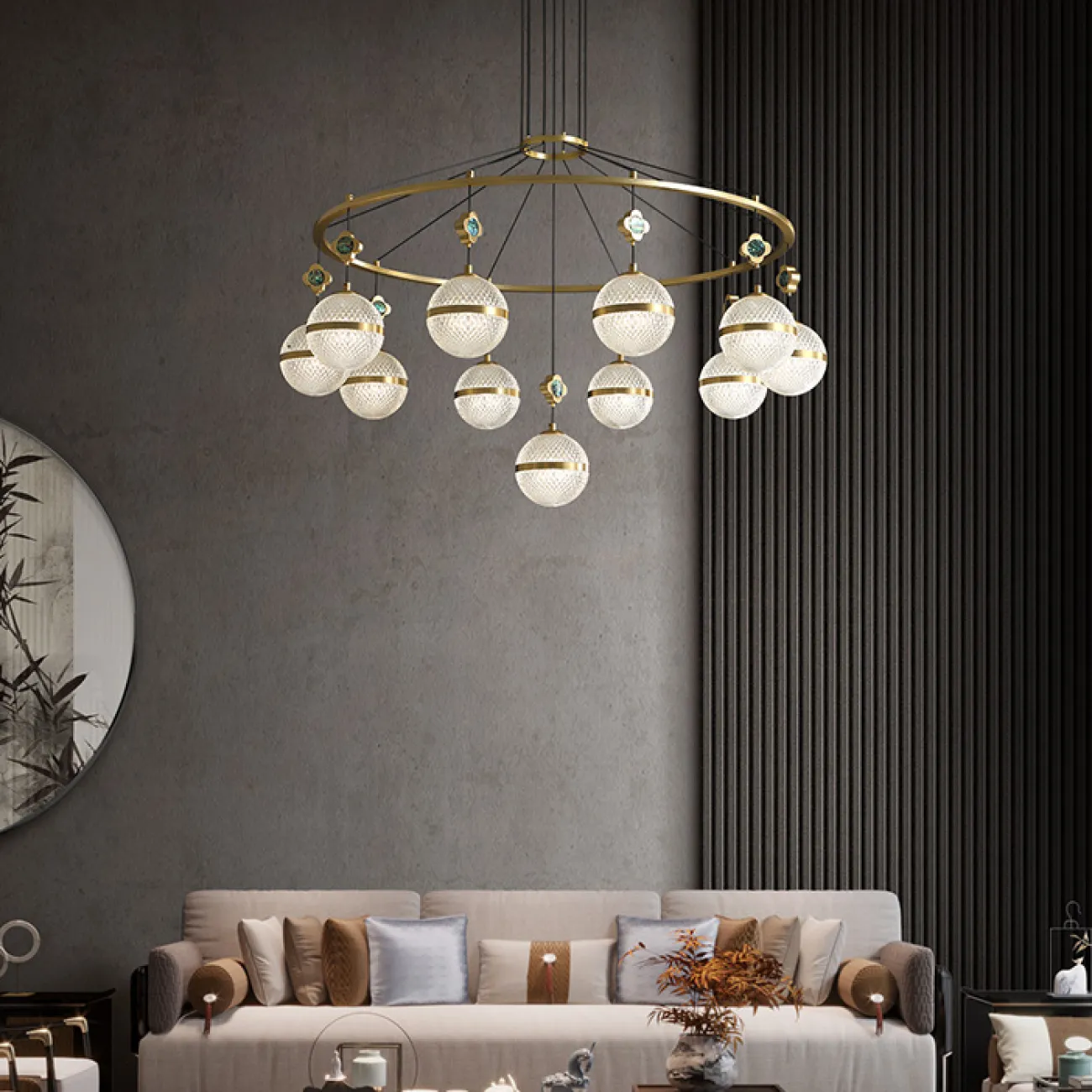 Подвесная люстра LUARA CH L11 от ImperiumLoft