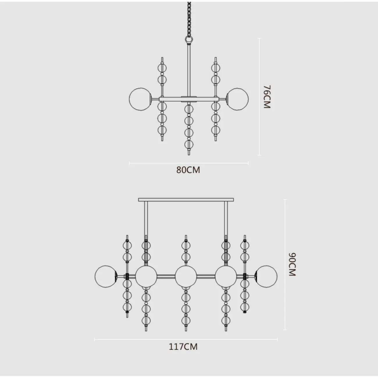 Люстра Calypso Damen Jenkins от ImperiumLoft