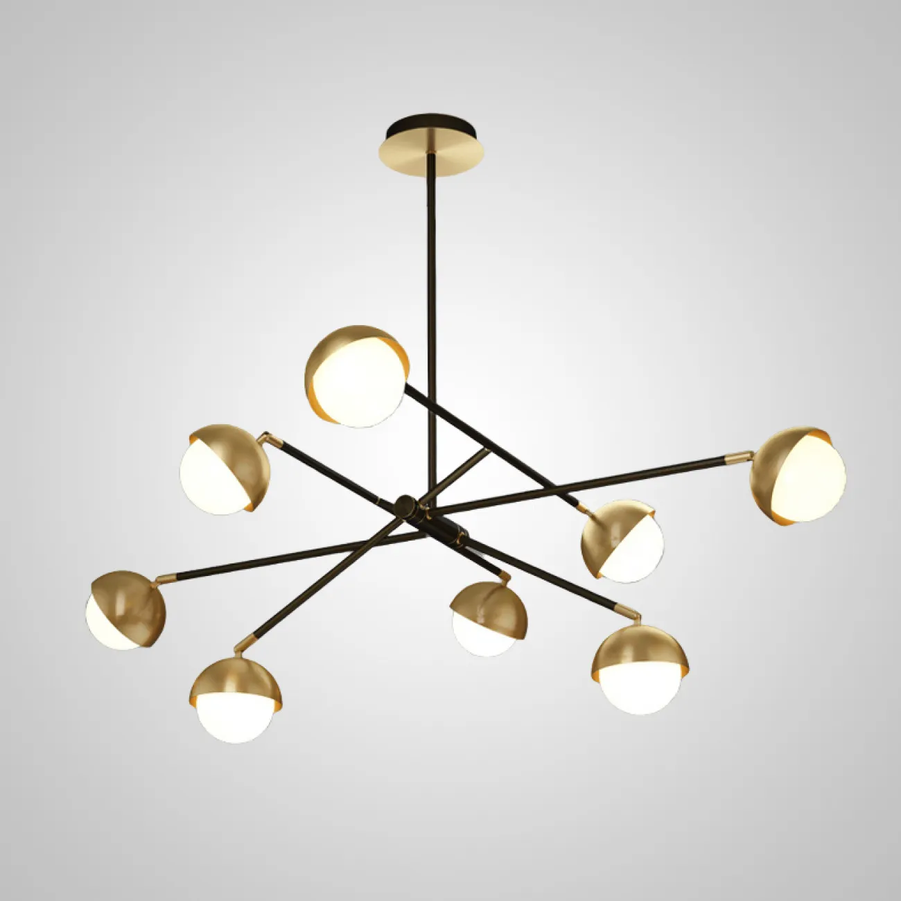 Потолочная люстра KENDALL L6 Black Gold от ImperiumLoft