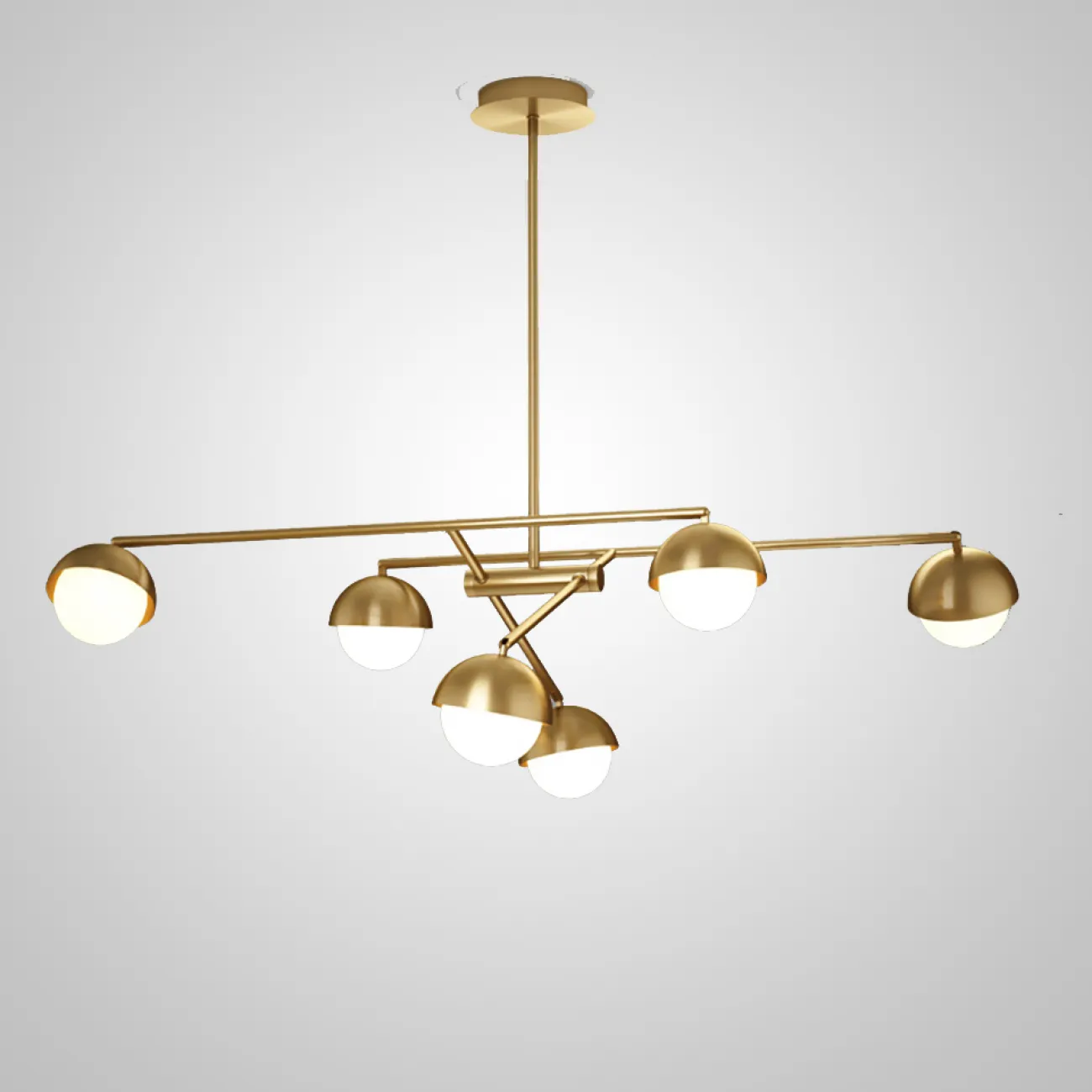 Потолочная люстра KENDALL L6 Black Gold от ImperiumLoft