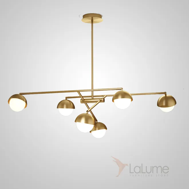 Потолочная люстра KENDALL L6 Gold от ImperiumLoft