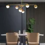 Потолочная люстра KENDALL L6 Black Gold от ImperiumLoft