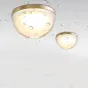 Серия накладных светодиодных светильников с двойным плафоном округлой формы на тонком и утолщенном основании PIA M 5W