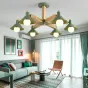 Люстра на штанге HORN B D68 Green от ImperiumLoft