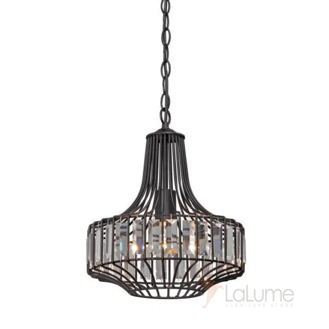 Люстра Glass Plate Pendant #5 Black от LaLume Люстра Glass Plate Pendant #5 Black от LaLume