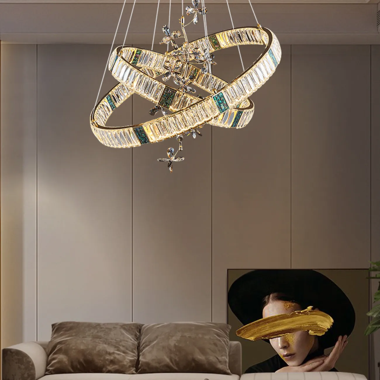 Подвесная люстра FIOLA LUX D80 от ImperiumLoft