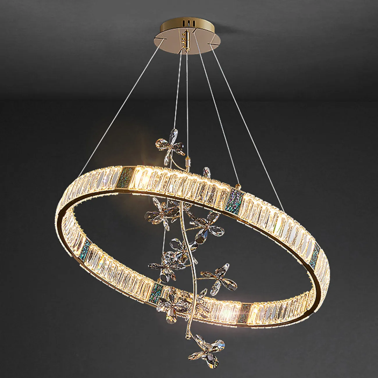 Подвесная люстра FIOLA LUX D60 D80 от ImperiumLoft