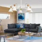 Люстра на штанге SINDRE D91 Grey от ImperiumLoft