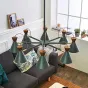 Люстра на штанге SINDRE D91 Grey от ImperiumLoft