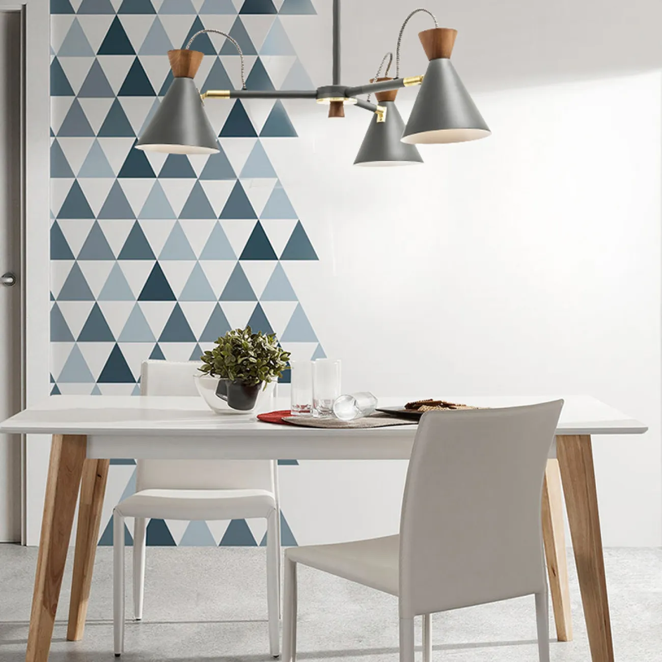 Люстра на штанге SINDRE D75 White от ImperiumLoft Люстра на штанге SINDRE D75 White от ImperiumLoft