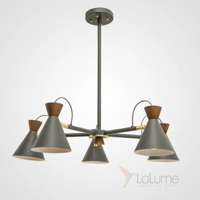 Люстра на штанге SINDRE D83 Grey от ImperiumLoft