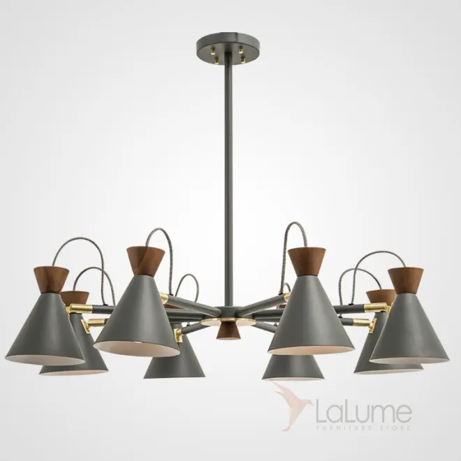 Люстра на штанге SINDRE D91 Grey от ImperiumLoft