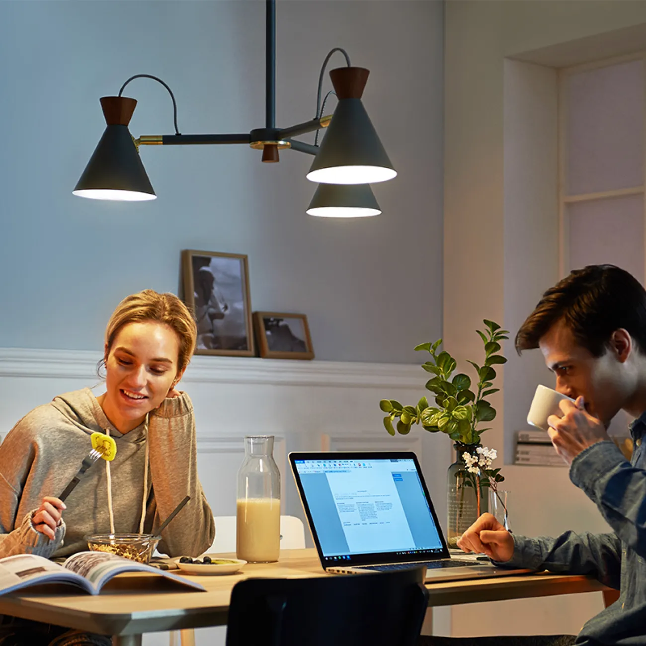 Люстра на штанге SINDRE D75 White от ImperiumLoft Люстра на штанге SINDRE D75 White от ImperiumLoft