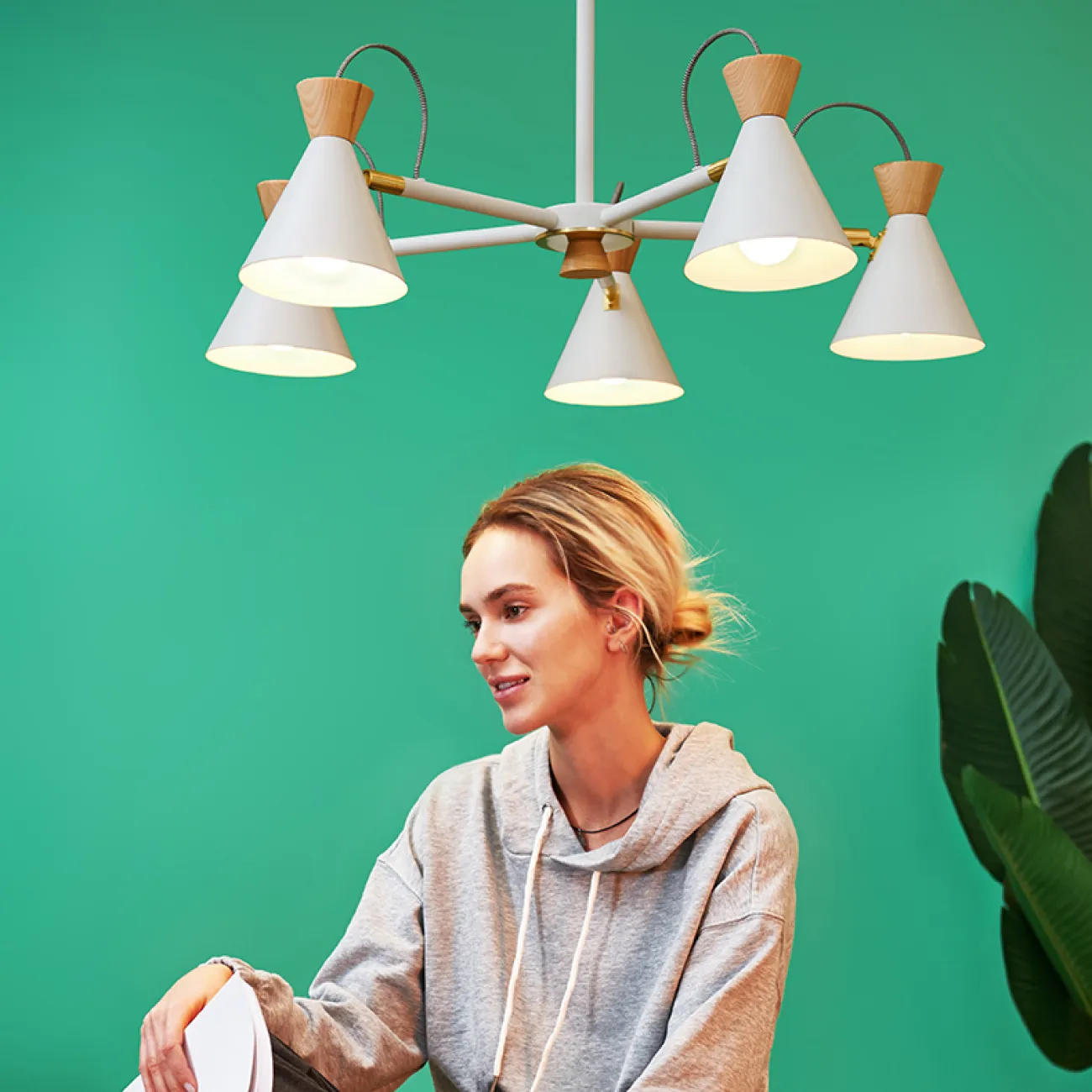 Люстра на штанге SINDRE D75 White от ImperiumLoft Люстра на штанге SINDRE D75 White от ImperiumLoft