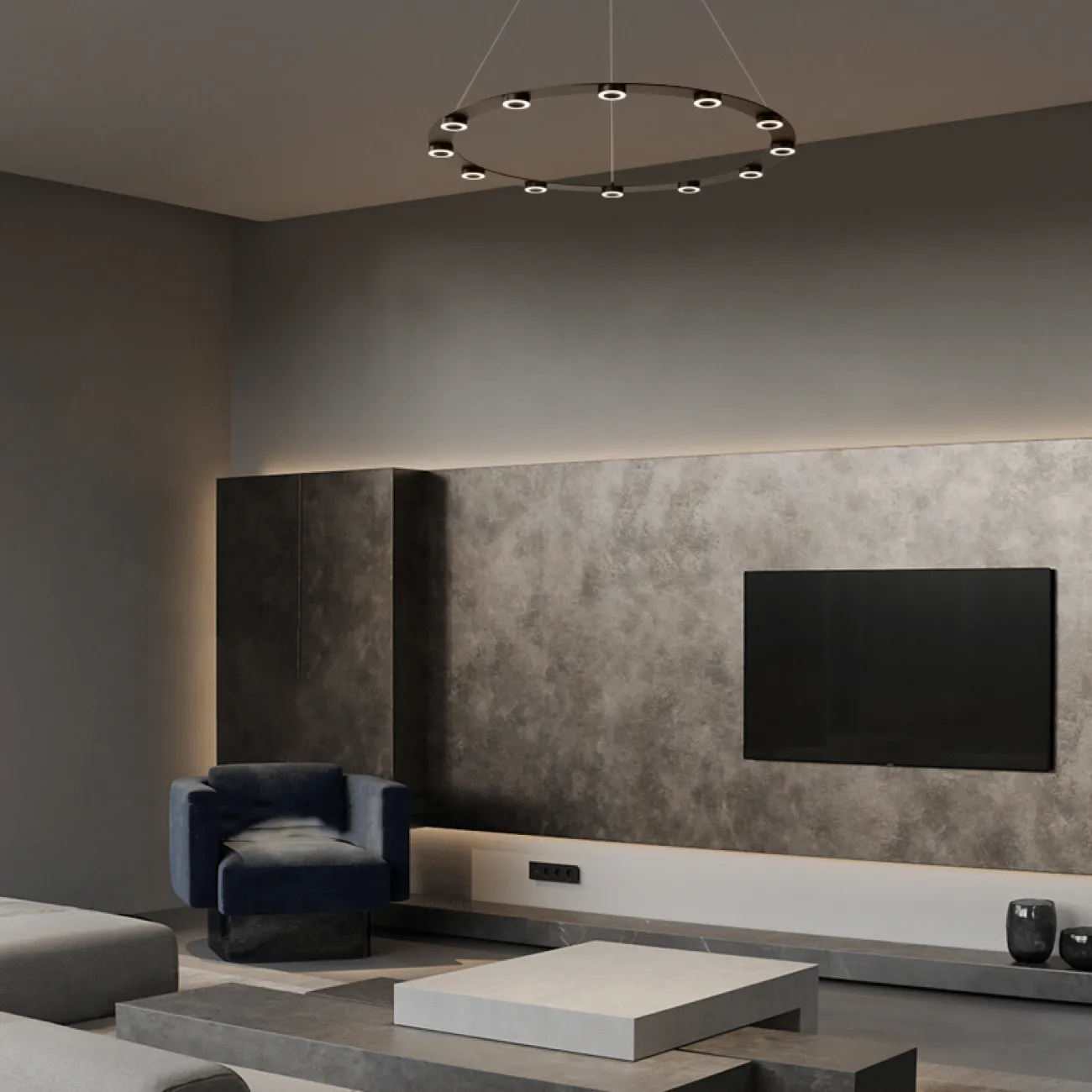 Подвесная люстра HOLLAND D45 3000К от ImperiumLoft