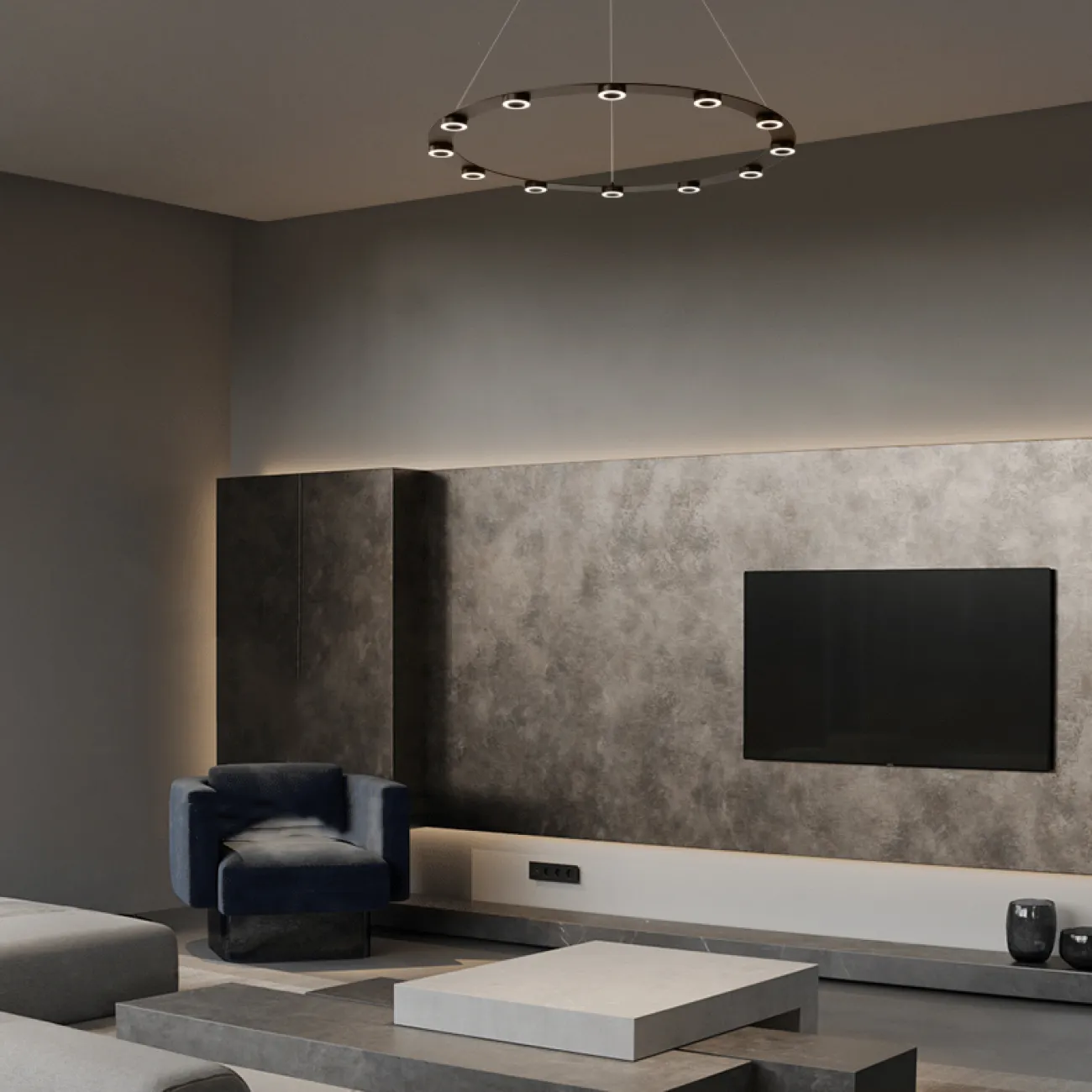 Подвесная люстра HOLLAND D60 3000К от ImperiumLoft