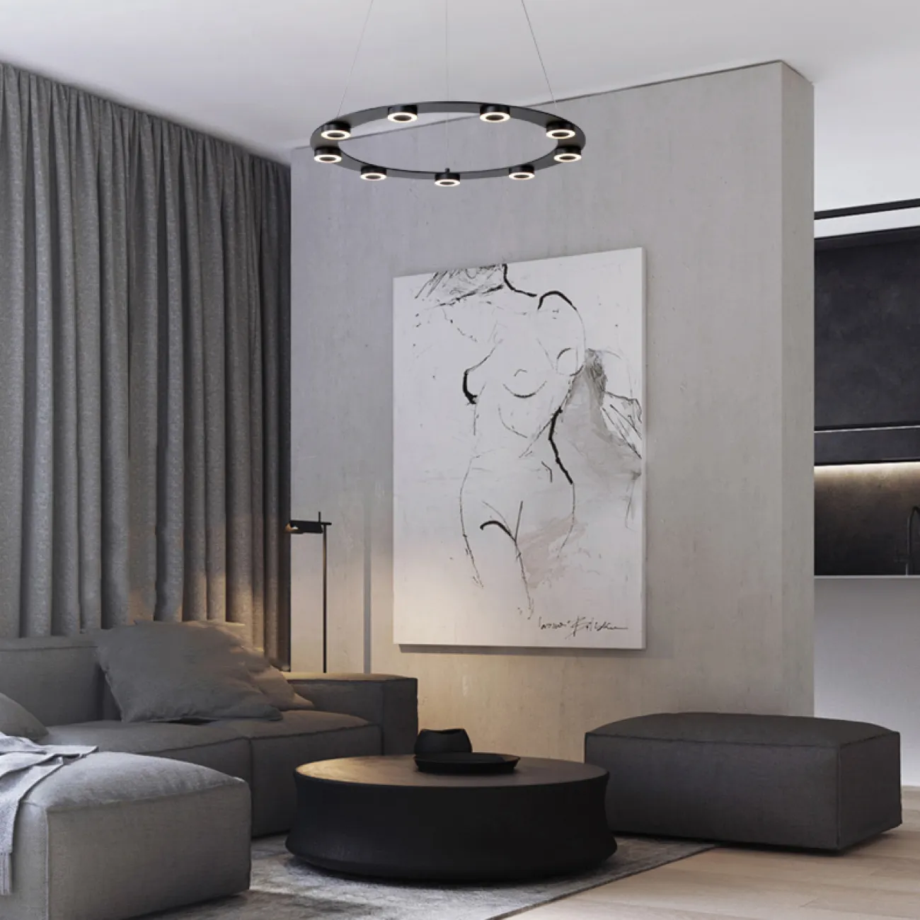 Подвесная люстра HOLLAND D45 3000К от ImperiumLoft