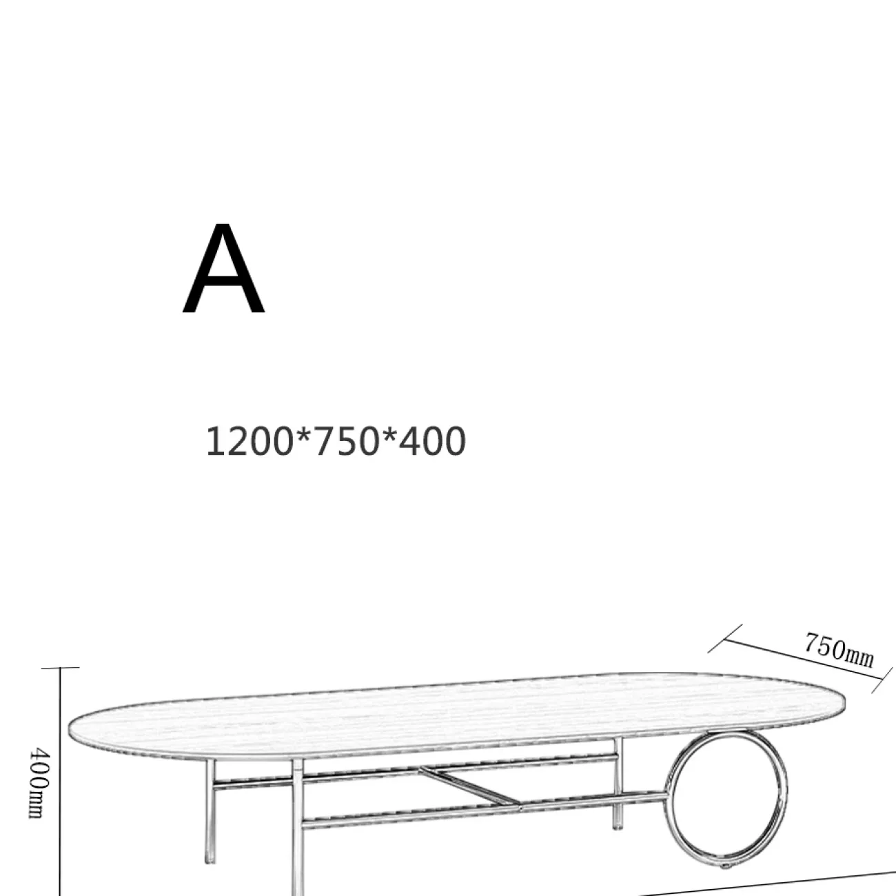 Дизайнерский журнальный столик LaLume-AP00248 Дизайнерский журнальный столик LaLume-AP00248