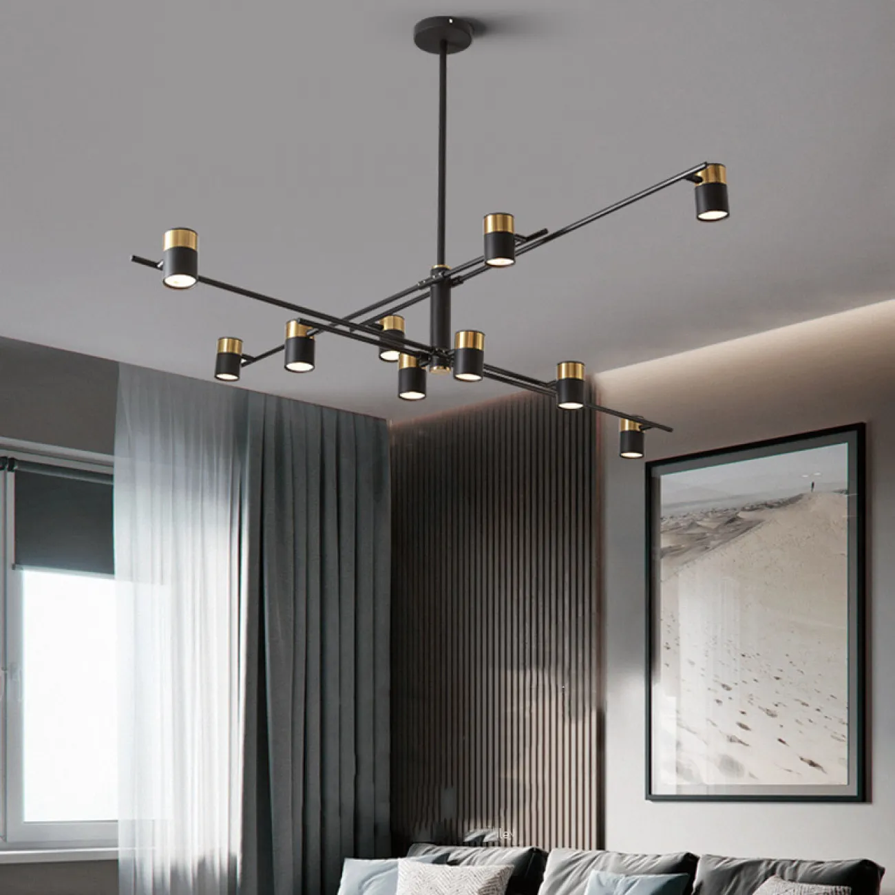 Потолочная люстра GITTAN CH L8 от ImperiumLoft