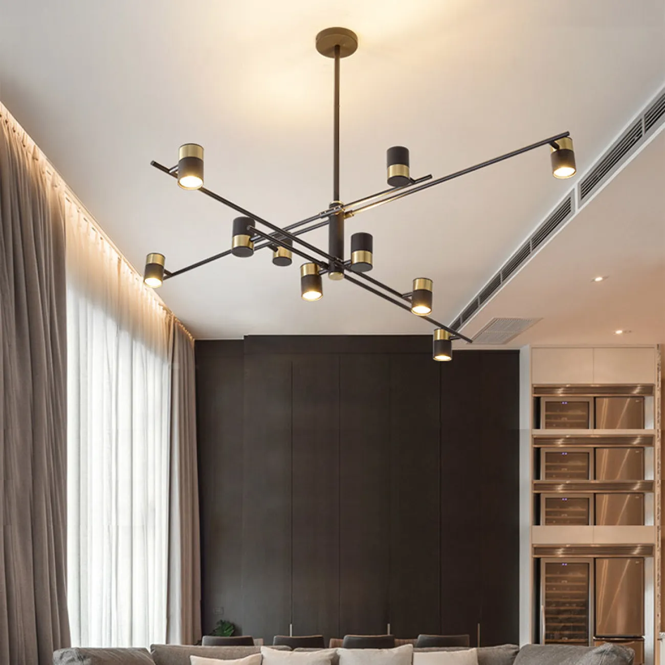 Потолочная люстра GITTAN CH L8 от ImperiumLoft