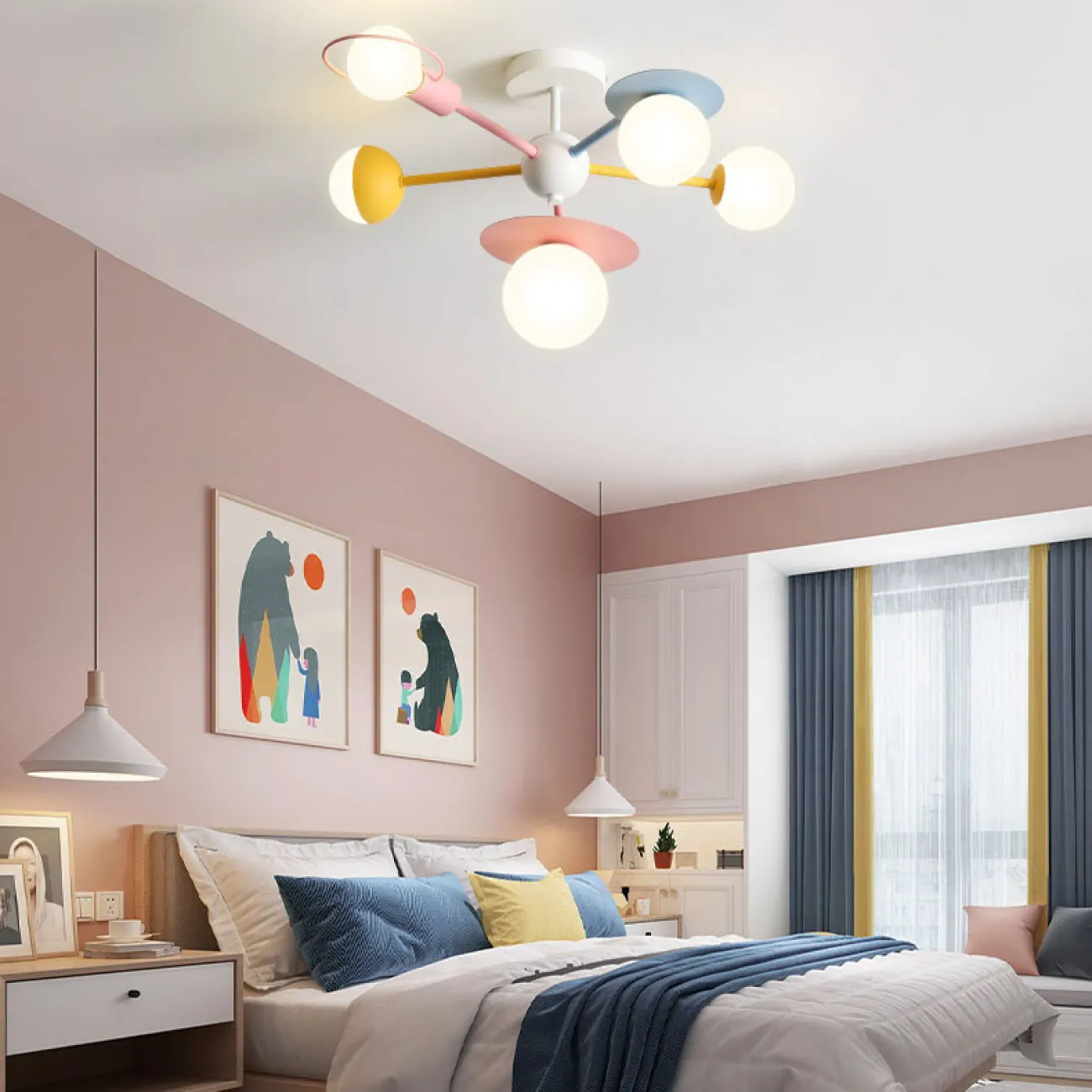 Потолочная люстра HENDY Blue от ImperiumLoft Потолочная люстра HENDY Blue от ImperiumLoft